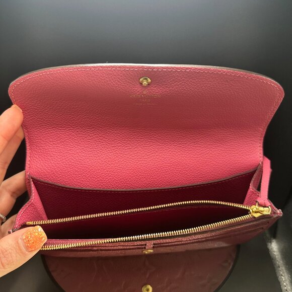 Louis Vuitton Monogram Empreinte Envelope Continental Wallet w/COA - EUC - Picture 6 of 8